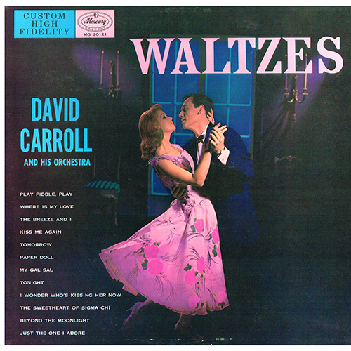 David Carroll - Waltzes [Mercury Records MG 20121] (1956)