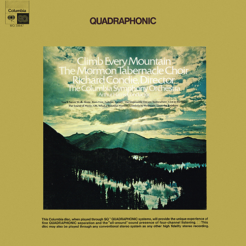 The Mormon Tabernacle Choir - Climb Every Mountain [Columbia Records MQ 30647] (1971)