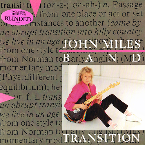 John Miles Band - Transition [Valentino Records 90476-1] (November 1985)