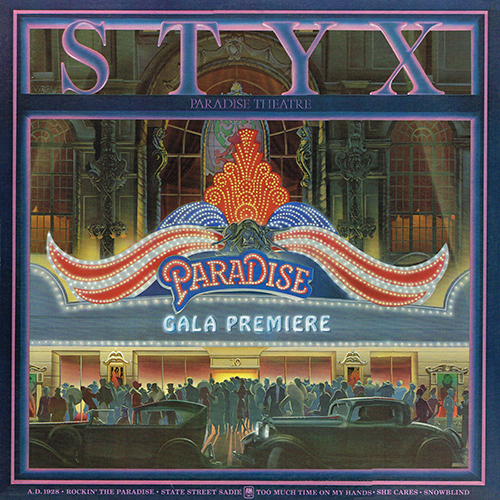 Styx - Paradise Theater [A&M Records SP-3719] (19 January 1981)