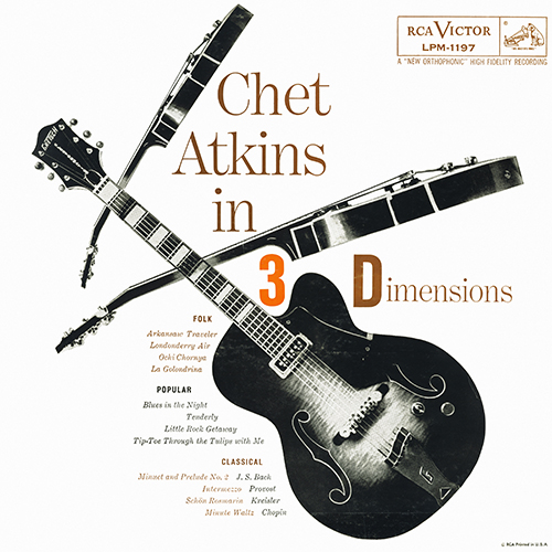 Chet Atkins - Chet Atkins In Three Dimensions [RCA Records LPM-1197] (1956)