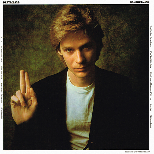 Daryl Hall - Sacred Songs [RCA Records  AFL1-3573] (March 1980)