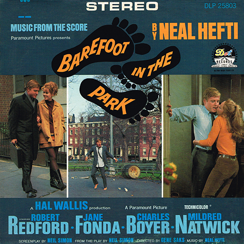 Neal Hefti - Barefoot In The Park (Music From The Score) [Dot Records  DLP 25803] (1967)