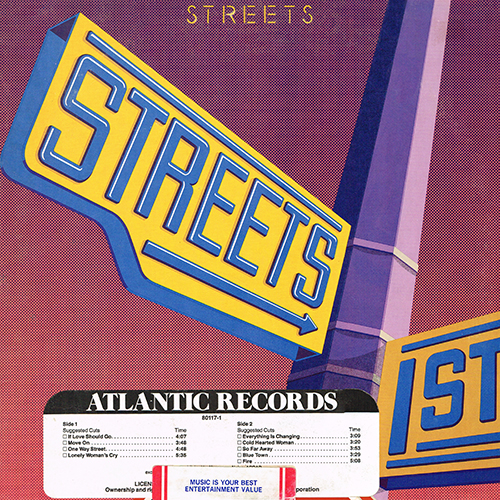 Streets - 1st [Atlantic Records 80117-1] (October 1983)
