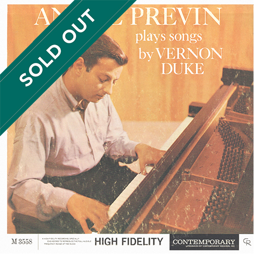 Andre Previn - Plays Vernon Duke [Contemporary Records M3558] (1958)