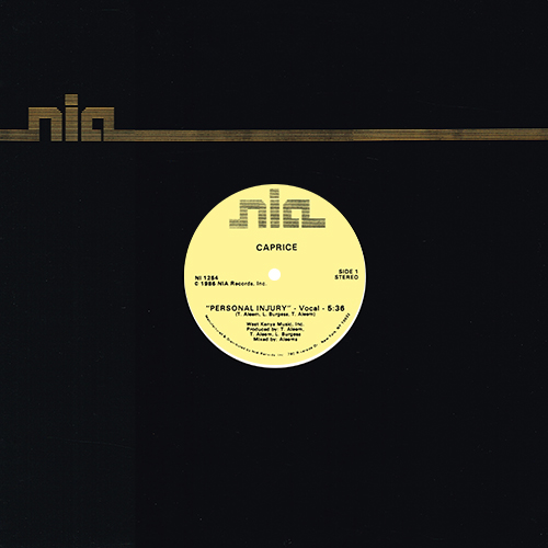 Caprice - Personal Injury [NIA Records NI 1254] (1986)
