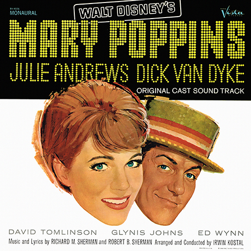 Walt Disney Productions - Walt Disney's Mary Poppins (Original Cast Sound Track) [Buena Vista Records BV-4026] (1964)