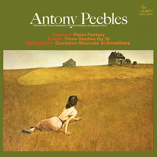 Antony Peebles - Piano Fantasy / Three Studies Op. 18 / Quaderno Musicale Di Annalibera [Unicorn Records RHS 323] (1974)