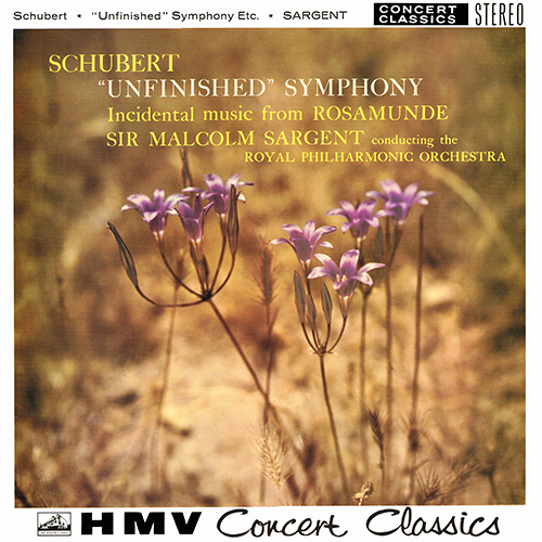 Franz Schubert - Unfinished Symphony / Incidental Music To Rosamunde [His Master's Voice SXLP 20029] (1962)