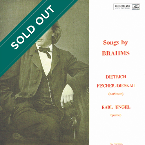Johannes Brahms - Songs by Brahms [His Master's Voice ALP 1584] (1958)